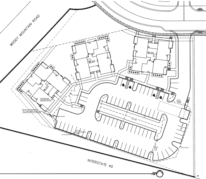 Overhead map for final Presidio in the Pines tract proposal